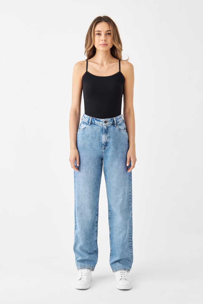 DAWN Wide Straight Jeans light blue