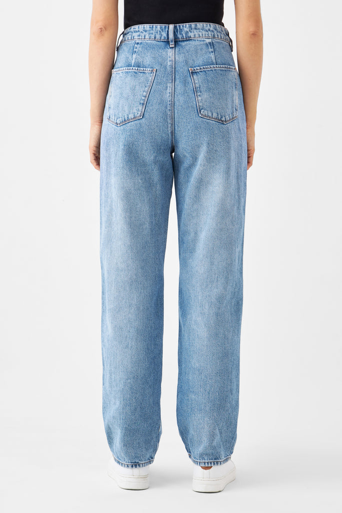 DAWN Wide Straight Jeans light blue