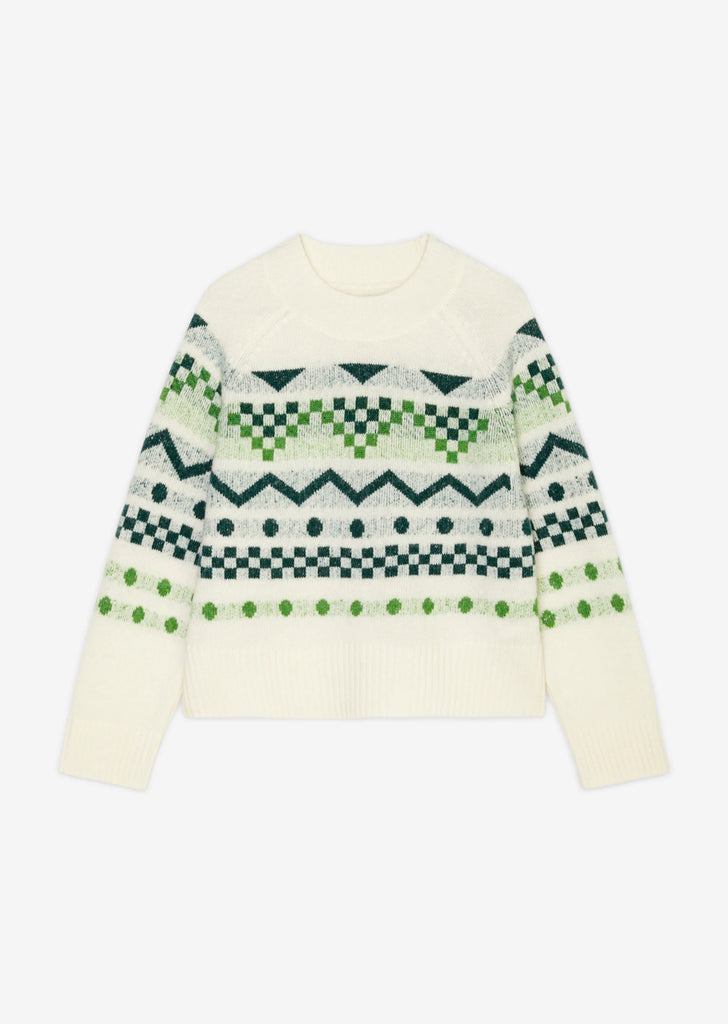 LENA Pullover multi | white blush