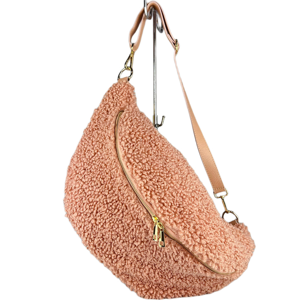 TEDDY CROSSBODY BIG Tasche rose
