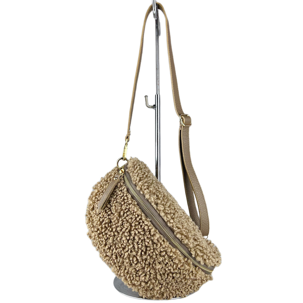 TEDDY CROSSBODY SMALL Tasche taupe