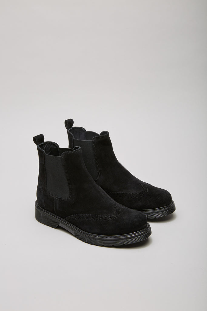 FANNY Chelseaboots black suede