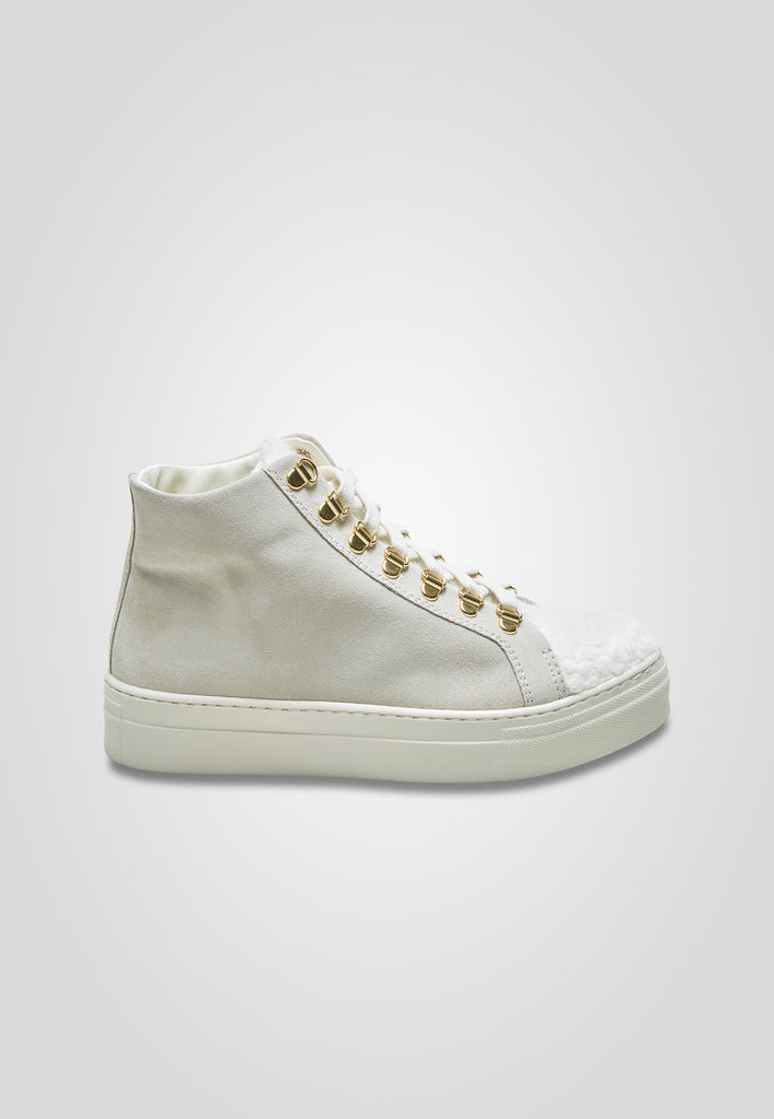 DOMENICA Sneaker ivory suede