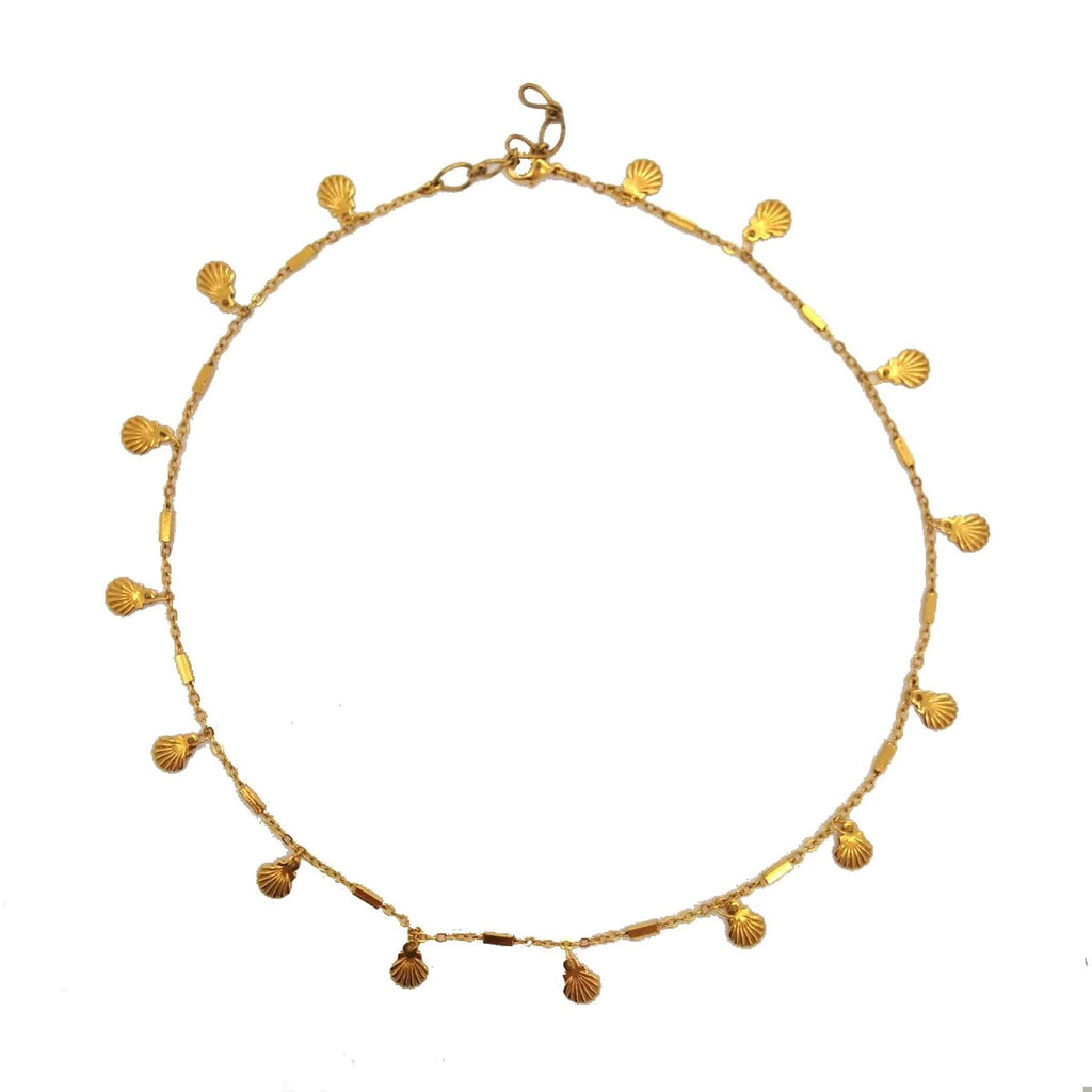 SHELL Halskette gold
