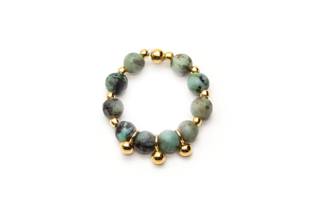 RING 4MMAT african turquoise