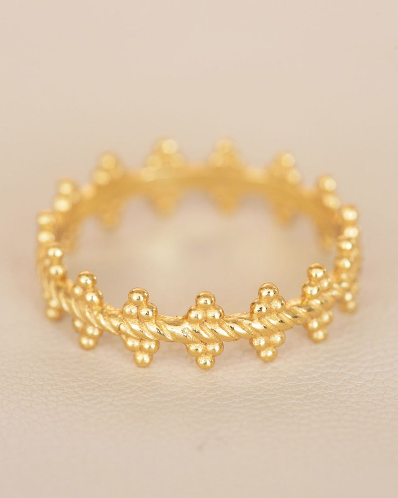 RING Aino triple dots gold